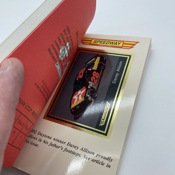 1992 Speedway Auto Racing Pocket Price Guide-Vol 2-Num. 3-limited edition - Picture 11 of 14